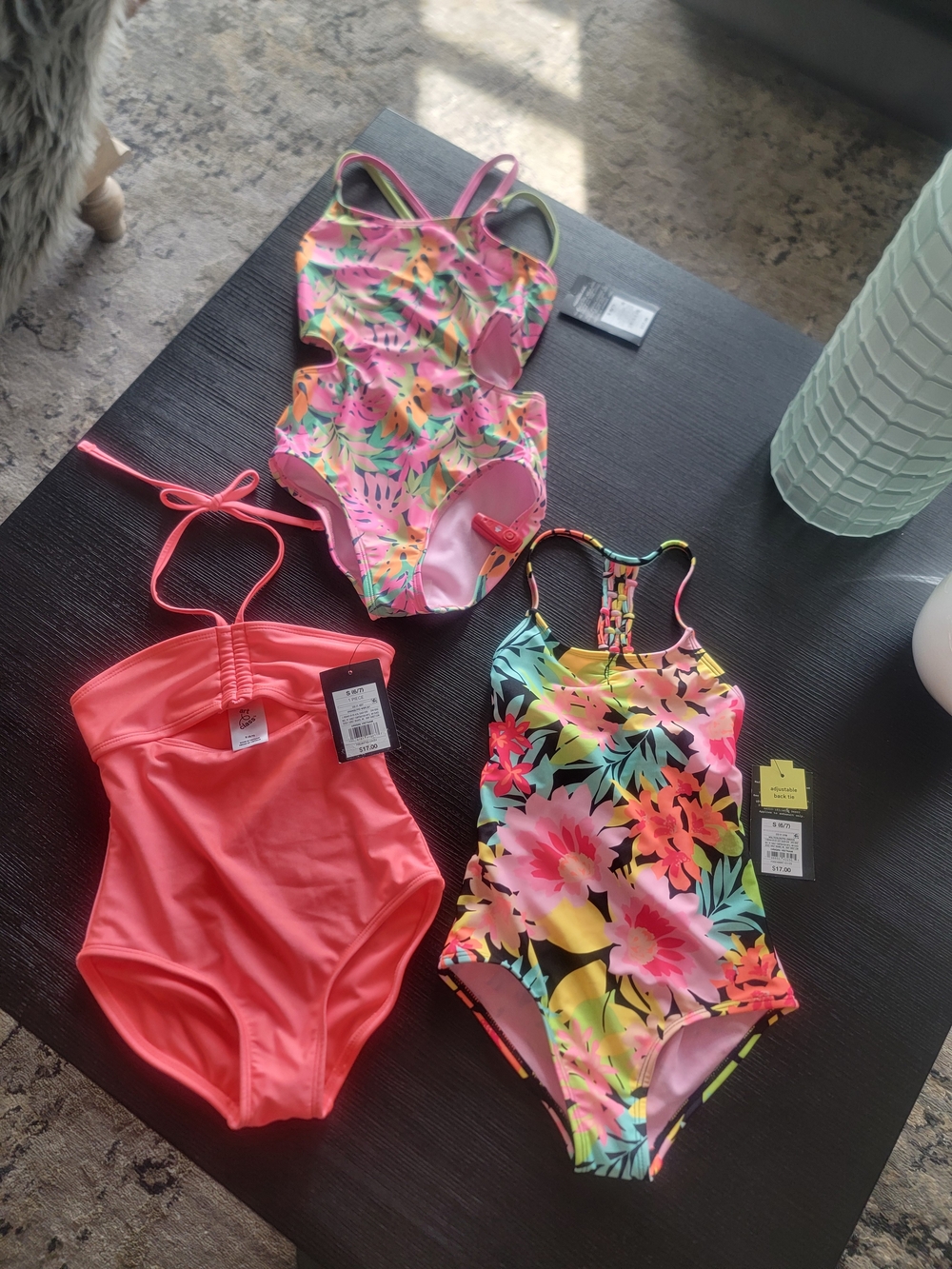 Art Class Bundle of 3 Swimsuits Size S(6-7) (Retail$17 ea.)